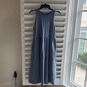 A New Day Sleeveless Gray Midi Dress